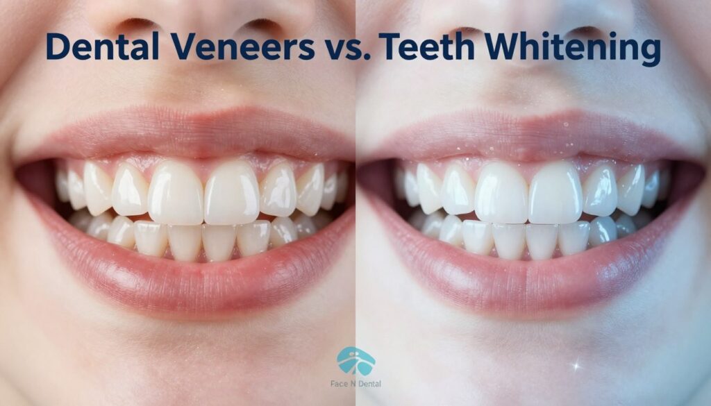 Dental Veneers vs. Teeth Whitening Dental Veneers vs. Teeth Whitening